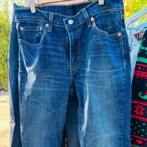 Levi's Men's Straight Jeans - Dark Blue